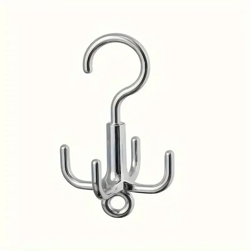 Punch-Free Claw Rotation Coat Hanger, Multifunctional Storage Rack