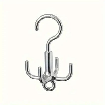Punch-Free Claw Rotation Coat Hanger, Multifunctional Storage Rack
