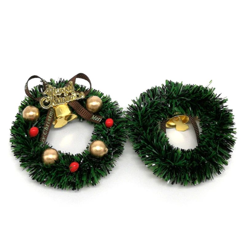 Mini Christmas Wreath For Dollhouses 2