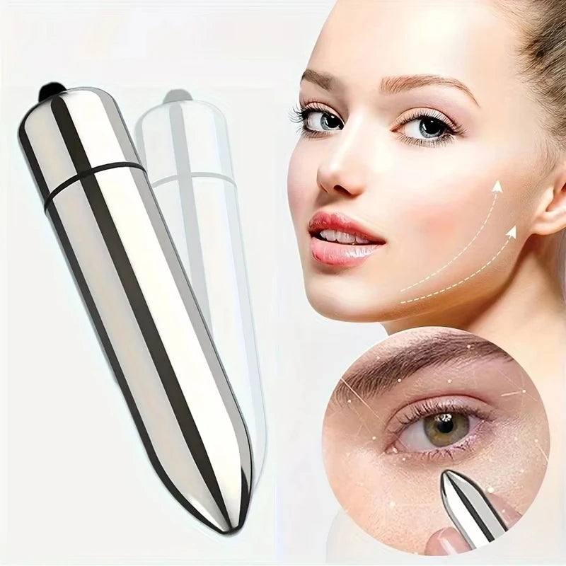Facial and Eye Massage Tool, Portable Vibrating Massager, Promotes Lotion Absorption