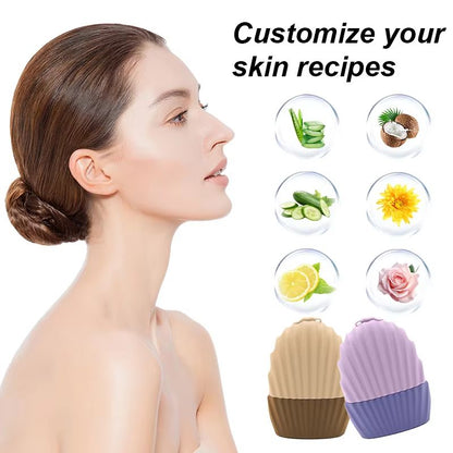 Face  Eye Beauty Ice Roller Mold  Silicone Facial Ice Grid For Bright Refreshed Skin 2