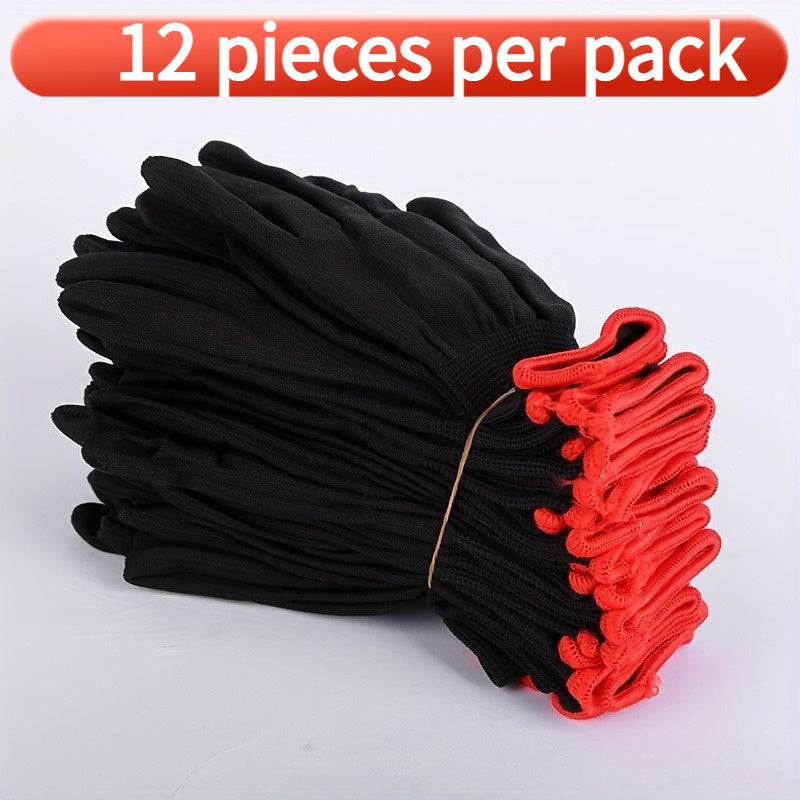Breathable Nylon Garden Work Gloves Set For Excavation And Planting 2