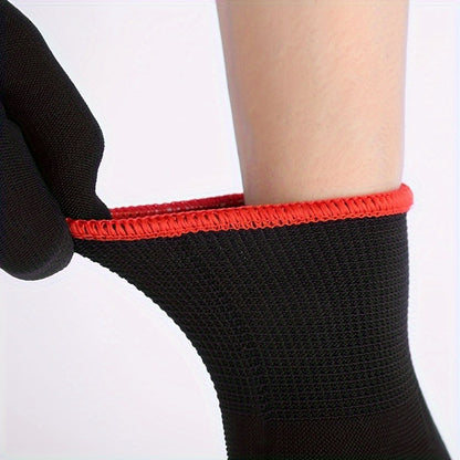 Breathable Nylon Garden Work Gloves Set For Excavation And Planting 1