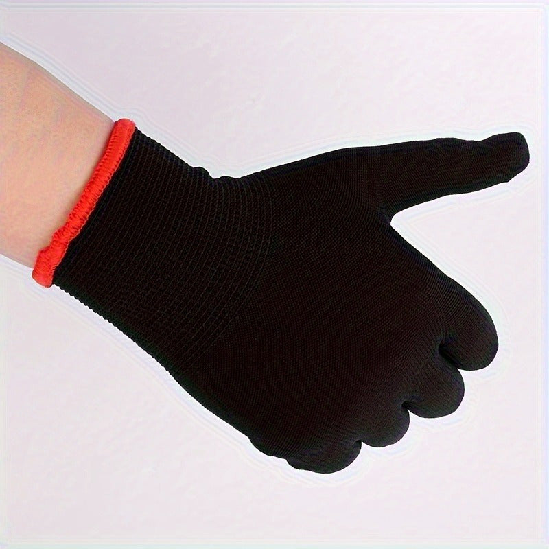 Breathable Nylon Garden Work Gloves, Set for Excavation and Planting