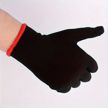 Breathable Nylon Garden Work Gloves, Set for Excavation and Planting