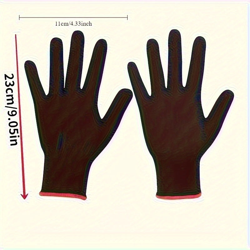Breathable Nylon Garden Work Gloves Set For Excavation And Planting 4