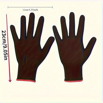 Breathable Nylon Garden Work Gloves Set For Excavation And Planting 4