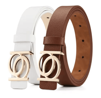 Womens Classic PU Leather Belt 3
