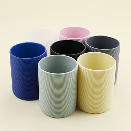 Reusable Silicone Sleeve for Water Bottle, Anti-Slip Insulated Protective Cover for Bottles
