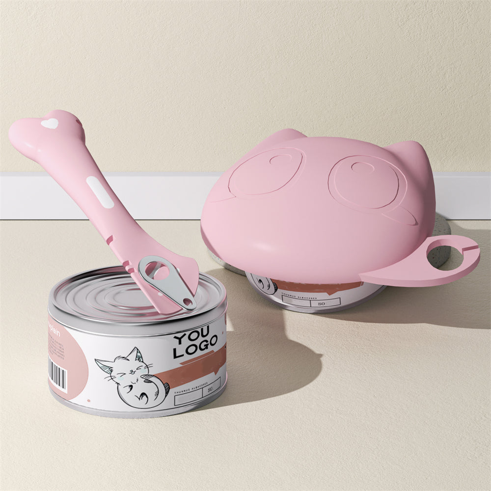 Multifunctional Pet Wet Food Feeding Scoop Silicone Cat Food Can Lid And Spoon Set Can Opener For S 1