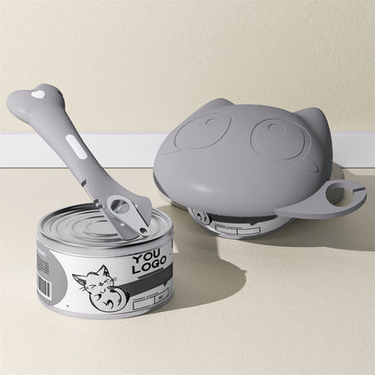 Multifunctional Pet Wet Food Feeding Scoop Silicone Cat Food Can Lid And Spoon Set Can Opener For S 2