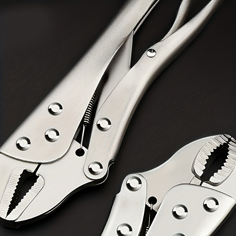 Multifunctional Pressure Pliers – Heavy Duty Locking Pliers with Adjustable Metal Face Clamp for Woodworking and Welding