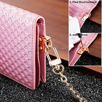 Metal SideClip DRing Bag Buckle Connector 2 Pcs  Durable Purse Hardware For DIY Bags  Strap Replace 5