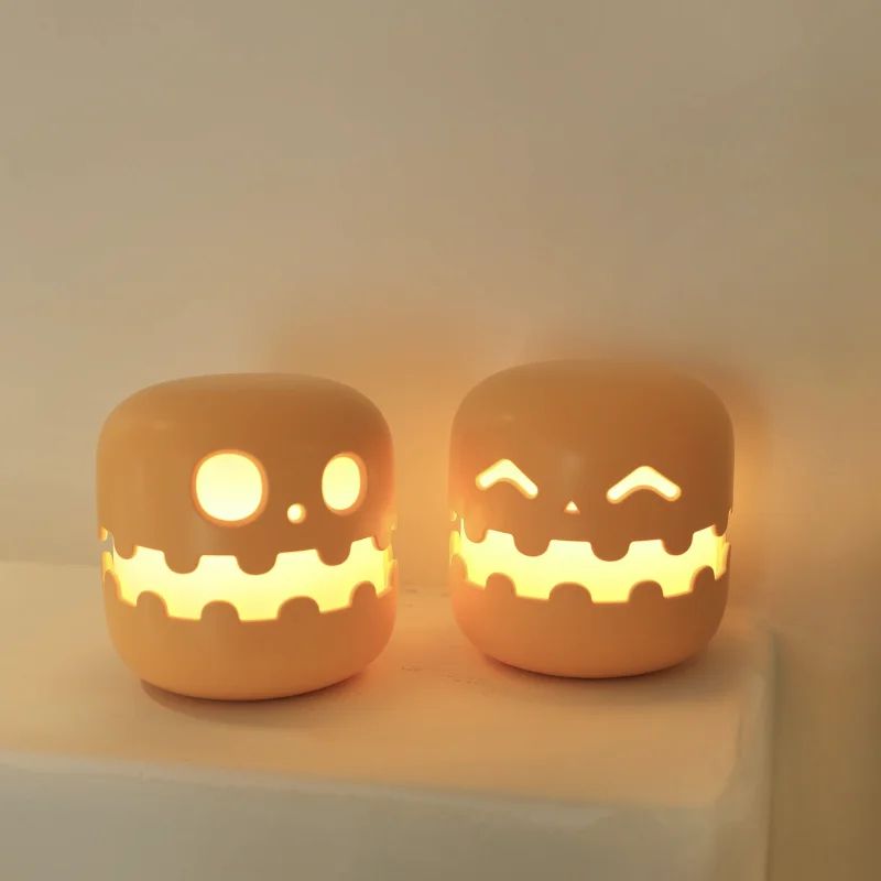 Cute Cartoon Ghost Night Light  Rechargeable Bedside Lamp For Kids 5