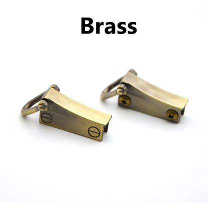 Metal SideClip DRing Bag Buckle Connector 2 Pcs  Durable Purse Hardware For DIY Bags  Strap Replace 9