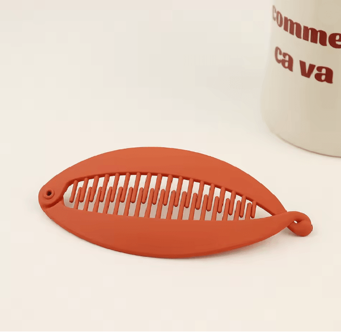 Matte Fish Shape Hair Claw Clip 9