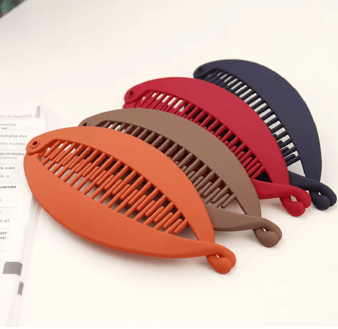 Matte Fish Shape Hair Claw Clip 10