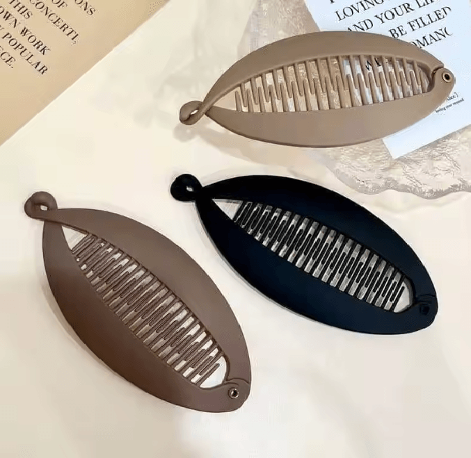 Matte Fish Shape Hair Claw Clip 11