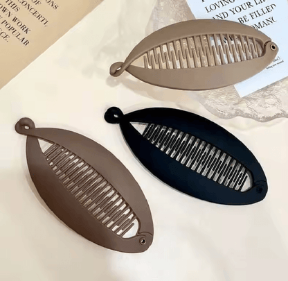 Matte Fish Shape Hair Claw Clip 11