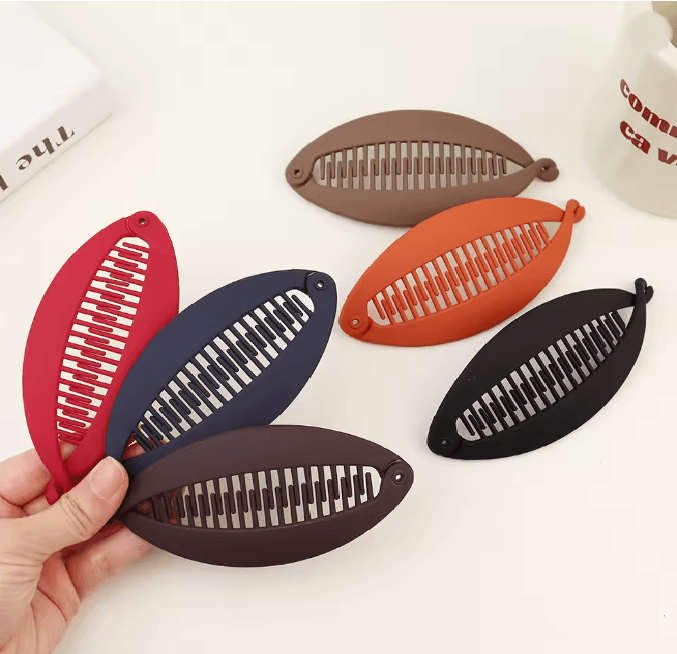 Matte Fish Shape Hair Claw Clip 12