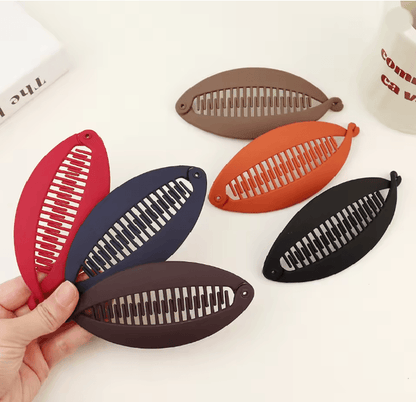 Matte Fish Shape Hair Claw Clip 12