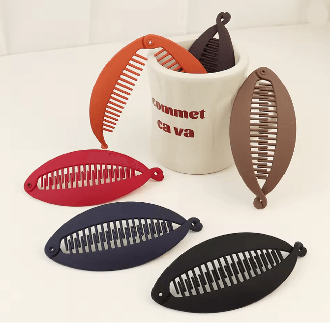 Matte Fish Shape Hair Claw Clip 3