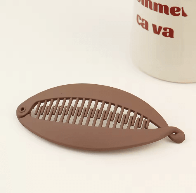 Matte Fish Shape Hair Claw Clip 4