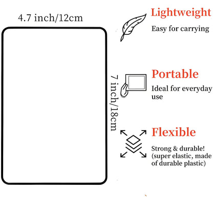 Reading Aid Glass, Full Page Large Sheet Magnifier, Magnifying Lens for Reading