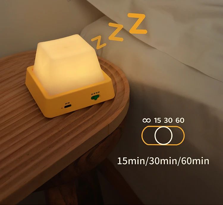 KeyboardStyle LED Night Light With Press Switch  Timer 18