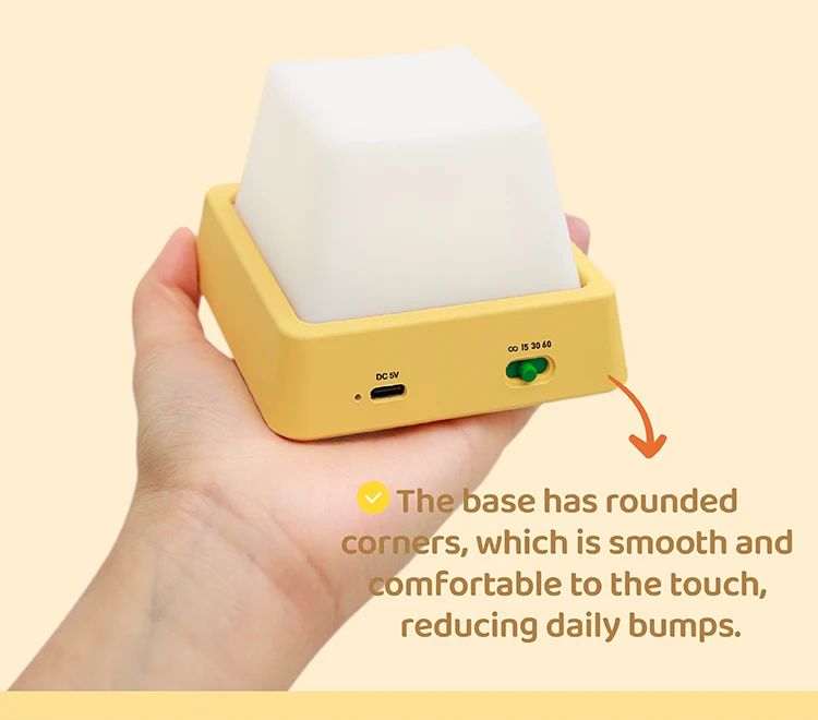 KeyboardStyle LED Night Light With Press Switch  Timer 22