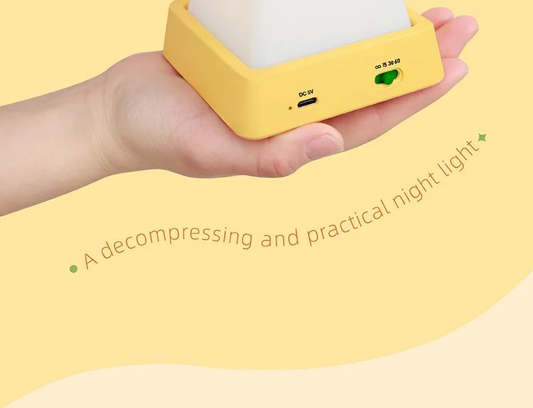 KeyboardStyle LED Night Light With Press Switch  Timer 7