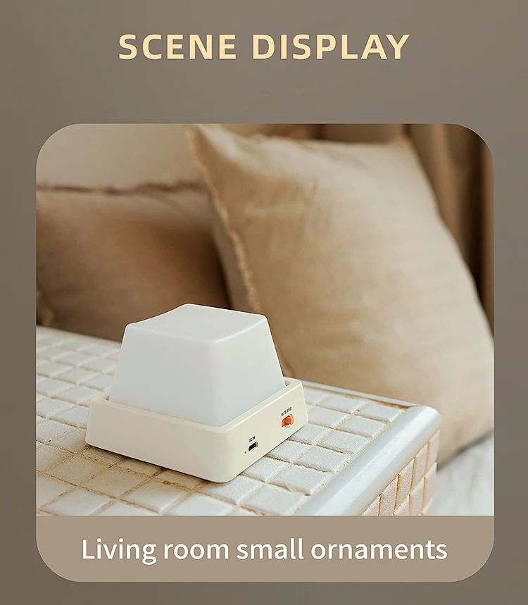 KeyboardStyle LED Night Light With Press Switch  Timer 25