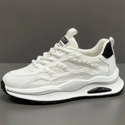 Breathable Mesh Mens Casual Running Shoes Summer Comfort Soft Bottom Fashion Sneakers Thick Sole Li 2