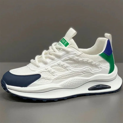 Breathable Mesh Mens Casual Running Shoes Summer Comfort Soft Bottom Fashion Sneakers Thick Sole Li 7