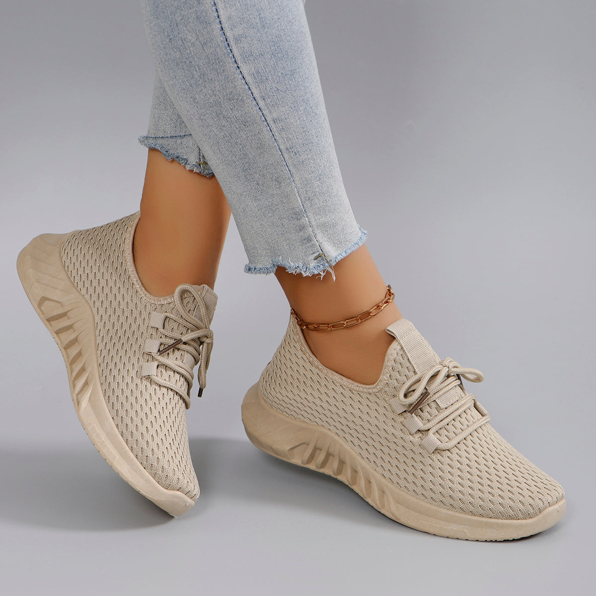 Breathable Mesh Flat Shoes For Women Casual Sneakers Summer Shoes Womens Shoes 3