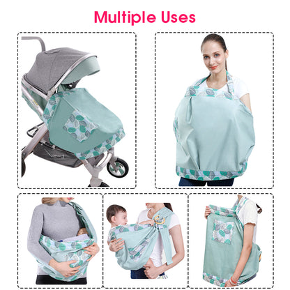 Newborn Baby Sling Wrap Carrier Infant Nursing Cover Mesh Fabric Breastfeeding Wrap Carrier 1