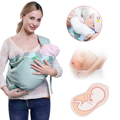 Newborn Baby Sling Wrap Carrier Infant Nursing Cover Mesh Fabric Breastfeeding Wrap Carrier 2