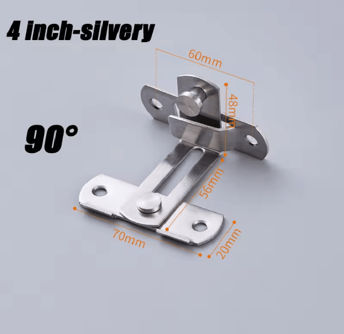 Sliding Barn Door Safety Latch 9