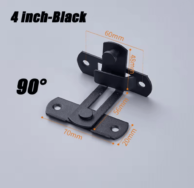 Sliding Barn Door Safety Latch 10