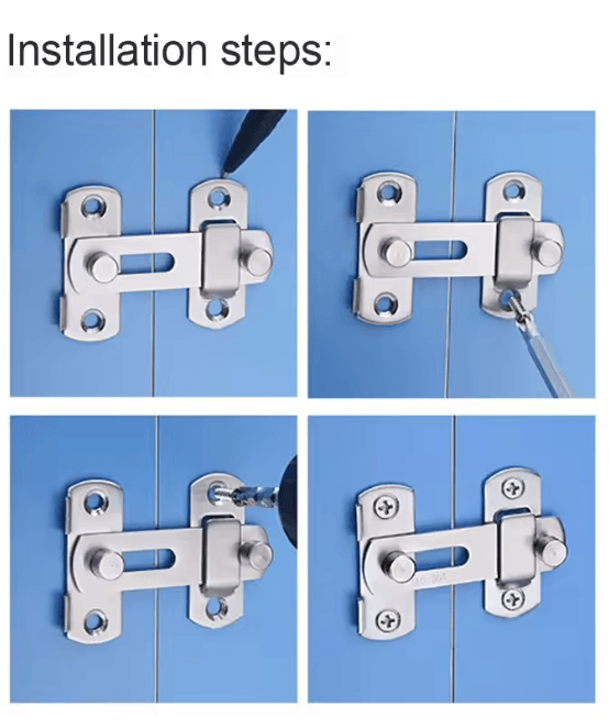 Sliding Barn Door Safety Latch 3