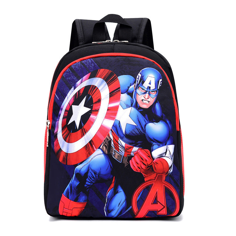 SpiderMan Cartoon Schoolbag For Boys Disney Marvel Series Backpack 10