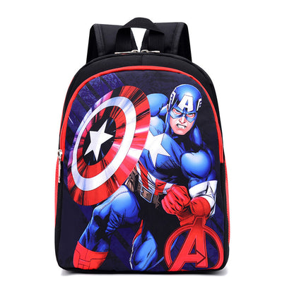 SpiderMan Cartoon Schoolbag For Boys Disney Marvel Series Backpack 10