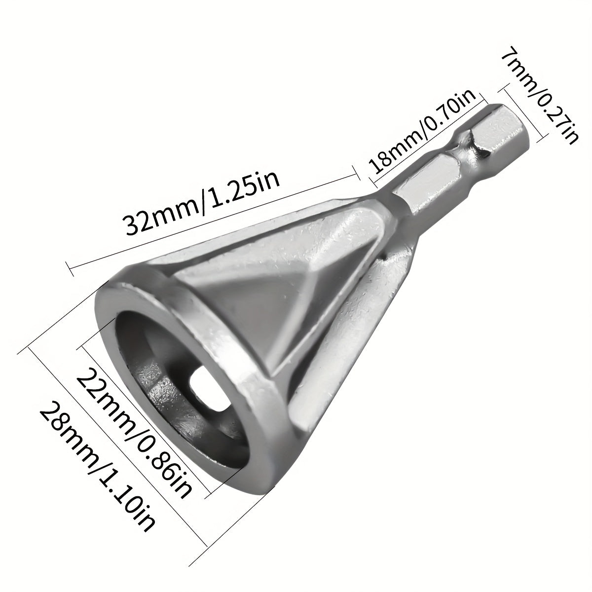External Chamfering Tool, Chuck Drill Tool, Metal Deburring Tool, Grinding Angle Trimming, Suitable for Various Tasks