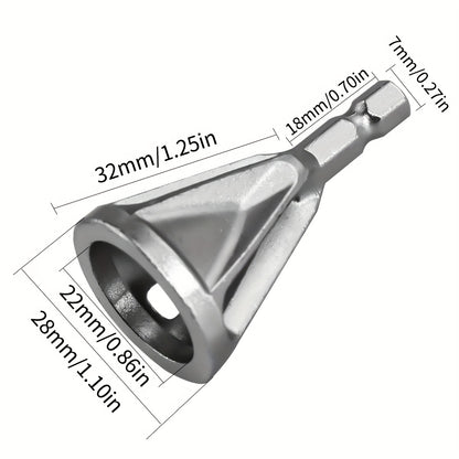External Chamfering Tool, Chuck Drill Tool, Metal Deburring Tool, Grinding Angle Trimming, Suitable for Various Tasks