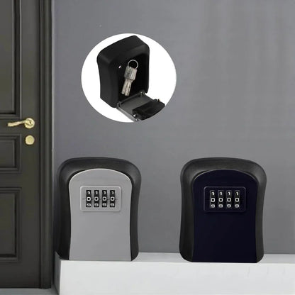 Smart WallMounted Code Key Safe  Outdoor Resettable Password Lock Box For Spare Keys 1
