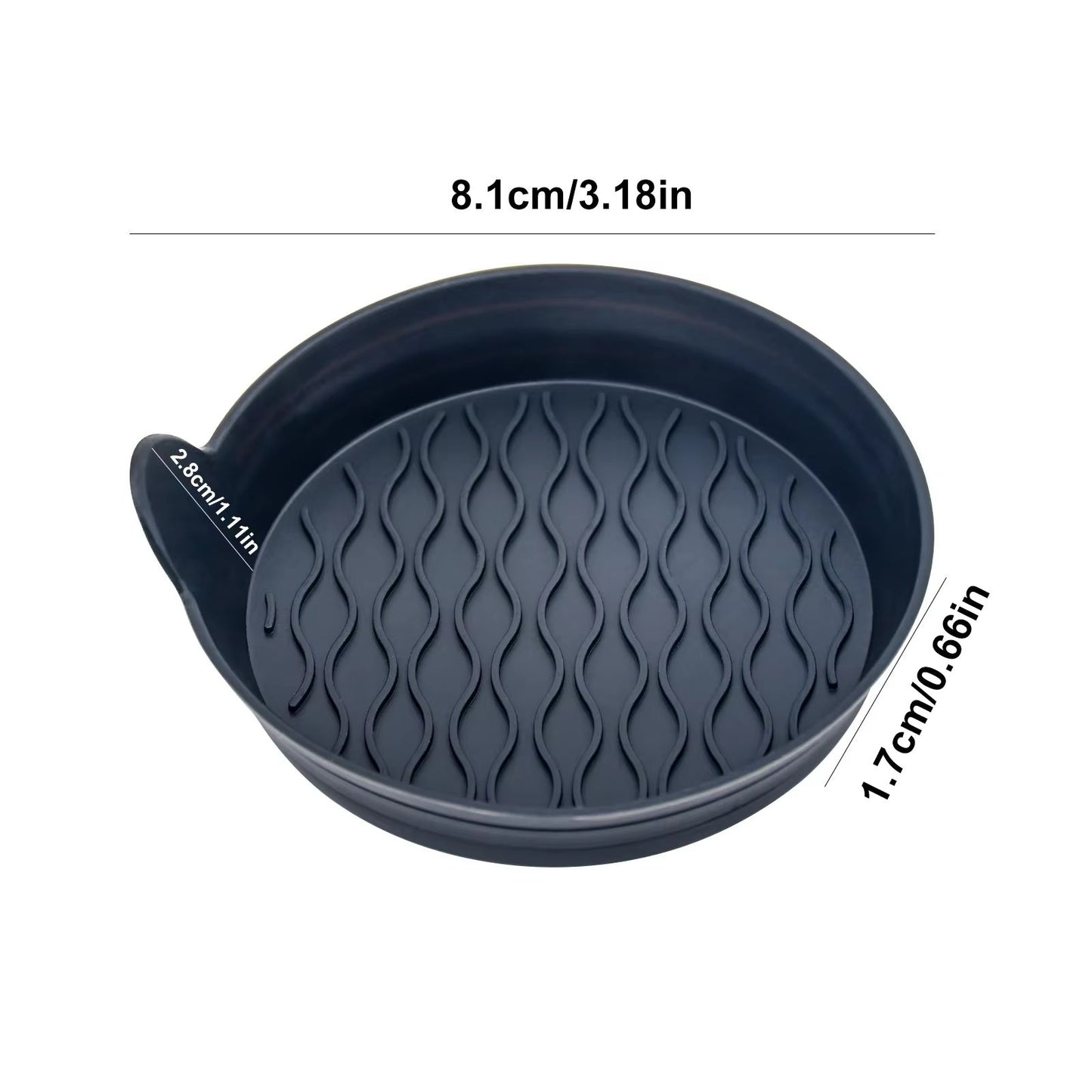 Silicone Car Coasters 2Pack  NonSlip Bling Cup Holder Inserts For Car Interior Accessories 2