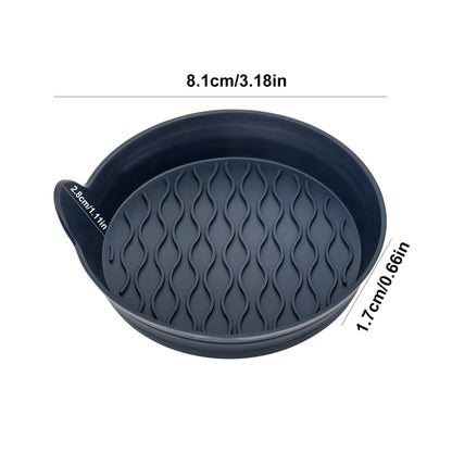 Silicone Car Coasters 2Pack  NonSlip Bling Cup Holder Inserts For Car Interior Accessories 2