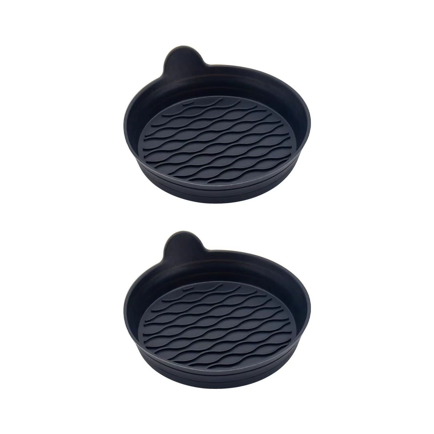 Silicone Car Coasters 2Pack  NonSlip Bling Cup Holder Inserts For Car Interior Accessories 7