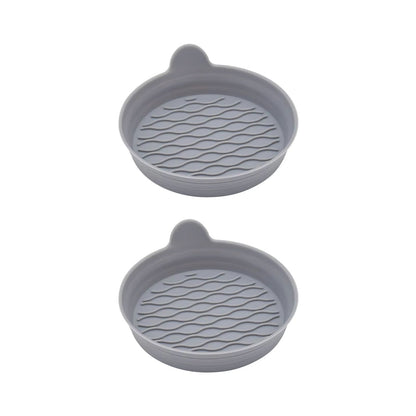 Silicone Car Coasters 2Pack  NonSlip Bling Cup Holder Inserts For Car Interior Accessories 8