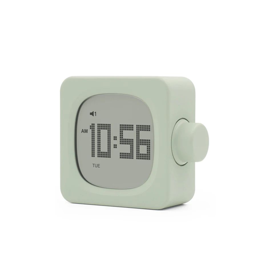 Square Digital LED Alarm Clock With USB Charger  Timer 6